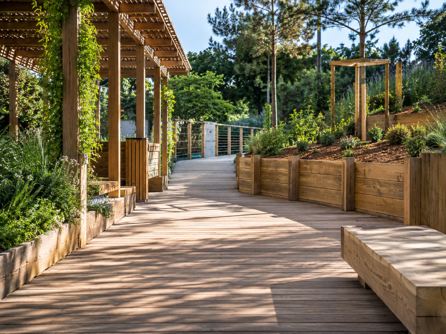 Mobilier pour parcs et lieux publics