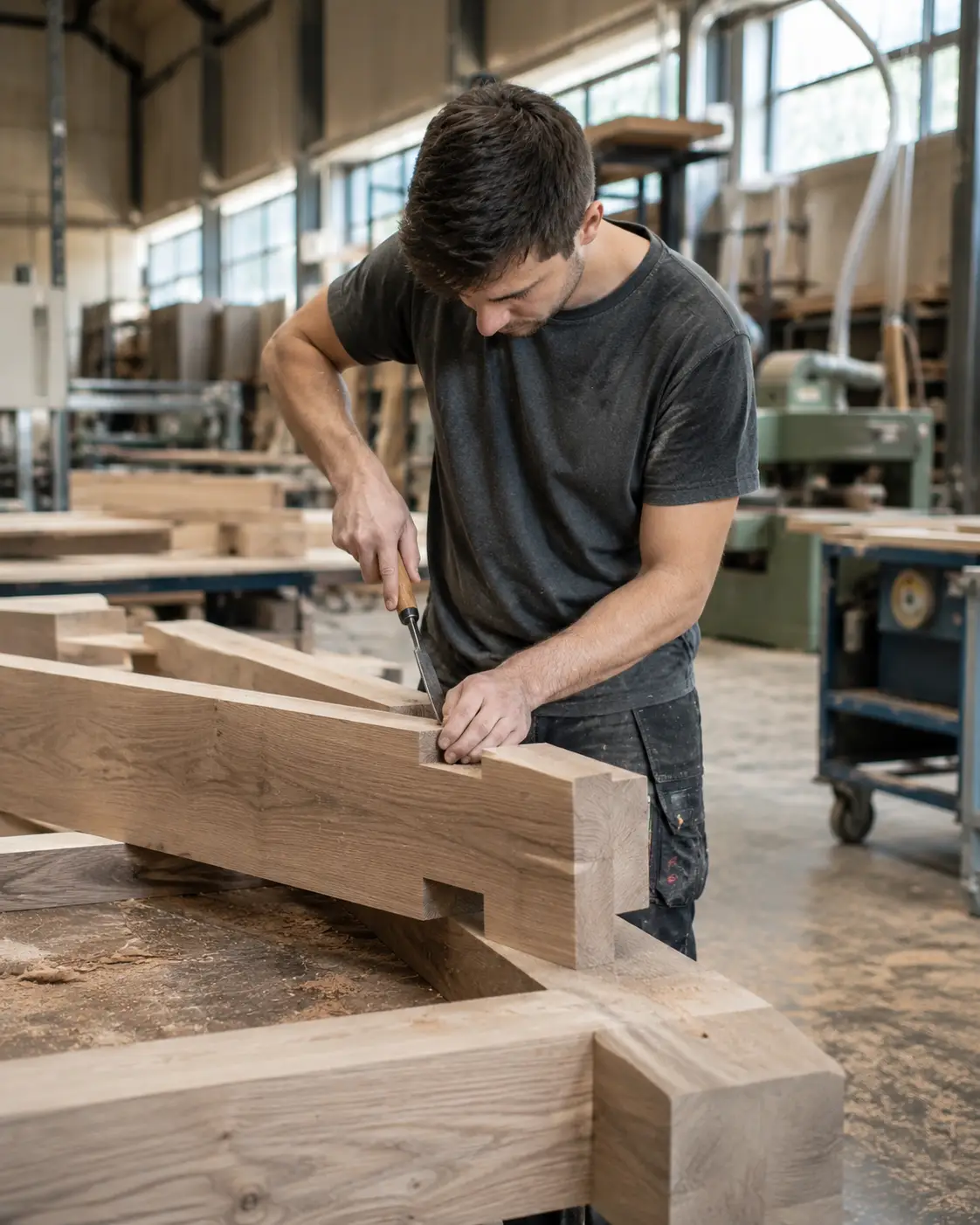Assemblage et transformation du bois sur mesure
